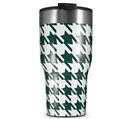 WraptorSkinz Skin Wrap compatible with 2017 and newer RTIC Tumblers 30oz Houndstooth Hunter Green (TUMBLER NOT INCLUDED)