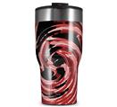WraptorSkinz Skin Wrap compatible with 2017 and newer RTIC Tumblers 30oz Alecias Swirl 02 Red (TUMBLER NOT INCLUDED)