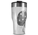 WraptorSkinz Skin Wrap compatible with 2017 and newer RTIC Tumblers 30oz Mushrooms Gray (TUMBLER NOT INCLUDED)