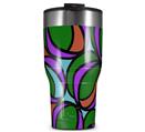 WraptorSkinz Skin Wrap compatible with 2017 and newer RTIC Tumblers 30oz Crazy Dots 03 (TUMBLER NOT INCLUDED)