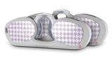 Decal Style Vinyl Skin Wrap 2 Pack for Nooz Glasses Rectangle Case Houndstooth Lavender (NOOZ NOT INCLUDED)