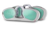 Decal Style Vinyl Skin Wrap 2 Pack for Nooz Glasses Rectangle Case Solids Collection Seafoam Green  (NOOZ NOT INCLUDED)