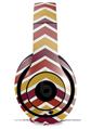 WraptorSkinz Skin Decal Wrap compatible with Beats Studio 2 and 3 Wired and Wireless Headphones Zig Zag Yellow Burgundy Orange Skin Only HEADPHONES NOT INCLUDED