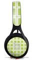 WraptorSkinz Skin Decal Wrap compatible with Beats EP Headphones Squared Sage Green Skin Only HEADPHONES NOT INCLUDED
