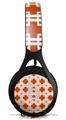 WraptorSkinz Skin Decal Wrap compatible with Beats EP Headphones Boxed Burnt Orange Skin Only HEADPHONES NOT INCLUDED
