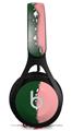 WraptorSkinz Skin Decal Wrap compatible with Beats EP Headphones Ripped Colors Green Pink Skin Only HEADPHONES NOT INCLUDED