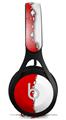 WraptorSkinz Skin Decal Wrap compatible with Beats EP Headphones Ripped Colors Red White Skin Only HEADPHONES NOT INCLUDED