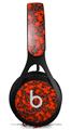 WraptorSkinz Skin Decal Wrap compatible with Beats EP Headphones Scattered Skulls Red Skin Only HEADPHONES NOT INCLUDED