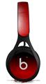 WraptorSkinz Skin Decal Wrap compatible with Beats EP Headphones Smooth Fades Red Black Skin Only HEADPHONES NOT INCLUDED