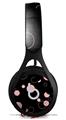 WraptorSkinz Skin Decal Wrap compatible with Beats EP Headphones Lots of Dots Pink on Black Skin Only HEADPHONES NOT INCLUDED