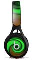 WraptorSkinz Skin Decal Wrap compatible with Beats EP Headphones Alecias Swirl 01 Green Skin Only HEADPHONES NOT INCLUDED