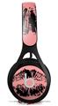 WraptorSkinz Skin Decal Wrap compatible with Beats EP Headphones Big Kiss Lips Black on Pink Skin Only HEADPHONES NOT INCLUDED