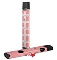 Skin Decal Wrap 2 Pack for Juul Vapes Squared Pink JUUL NOT INCLUDED