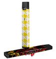 Skin Decal Wrap 2 Pack for Juul Vapes Houndstooth Yellow JUUL NOT INCLUDED