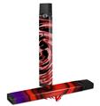 Skin Decal Wrap 2 Pack for Juul Vapes Alecias Swirl 02 Red JUUL NOT INCLUDED