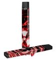 Skin Decal Wrap 2 Pack for Juul Vapes Radioactive Red JUUL NOT INCLUDED