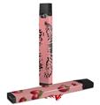 Skin Decal Wrap 2 Pack for Juul Vapes Big Kiss Black on Pink JUUL NOT INCLUDED