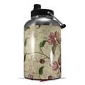 Skin Decal Wrap for 2017 RTIC One Gallon Jug Flowers and Berries Pink (Jug NOT INCLUDED) by WraptorSkinz