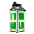 Skin Decal Wrap for 2017 RTIC One Gallon Jug Squared Green (Jug NOT INCLUDED) by WraptorSkinz