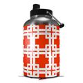 Skin Decal Wrap for 2017 RTIC One Gallon Jug Boxed Red (Jug NOT INCLUDED) by WraptorSkinz