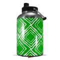 Skin Decal Wrap for 2017 RTIC One Gallon Jug Wavey Green (Jug NOT INCLUDED) by WraptorSkinz
