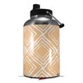 Skin Decal Wrap for 2017 RTIC One Gallon Jug Wavey Peach (Jug NOT INCLUDED) by WraptorSkinz