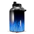 Skin Decal Wrap for 2017 RTIC One Gallon Jug Fire Blue (Jug NOT INCLUDED) by WraptorSkinz