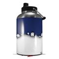 Skin Decal Wrap for 2017 RTIC One Gallon Jug Ripped Colors Blue White (Jug NOT INCLUDED) by WraptorSkinz