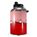 Skin Decal Wrap for 2017 RTIC One Gallon Jug Ripped Colors Pink Red (Jug NOT INCLUDED) by WraptorSkinz