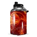 Skin Decal Wrap for 2017 RTIC One Gallon Jug Fire Flower (Jug NOT INCLUDED) by WraptorSkinz