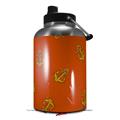 Skin Decal Wrap for 2017 RTIC One Gallon Jug Anchors Away Burnt Orange (Jug NOT INCLUDED) by WraptorSkinz