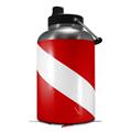 Skin Decal Wrap for 2017 RTIC One Gallon Jug Dive Scuba Flag (Jug NOT INCLUDED) by WraptorSkinz