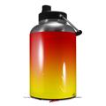 Skin Decal Wrap for 2017 RTIC One Gallon Jug Smooth Fades Yellow Red (Jug NOT INCLUDED) by WraptorSkinz