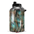 Skin Decal Wrap for 2017 RTIC One Gallon Jug WraptorCamo Grassy Marsh Camo Neon Teal (Jug NOT INCLUDED) by WraptorSkinz