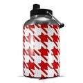 Skin Decal Wrap for 2017 RTIC One Gallon Jug Houndstooth Red (Jug NOT INCLUDED) by WraptorSkinz