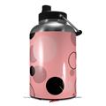 Skin Decal Wrap for 2017 RTIC One Gallon Jug Lots of Dots Pink on Pink (Jug NOT INCLUDED) by WraptorSkinz