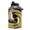 Skin Decal Wrap for 2017 RTIC One Gallon Jug Alecias Swirl 02 Yellow (Jug NOT INCLUDED) by WraptorSkinz