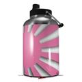Skin Decal Wrap for 2017 RTIC One Gallon Jug Rising Sun Japanese Flag Pink (Jug NOT INCLUDED) by WraptorSkinz