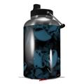 Skin Decal Wrap for 2017 RTIC One Gallon Jug Skulls Confetti Blue (Jug NOT INCLUDED) by WraptorSkinz
