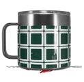 Skin Decal Wrap for Yeti Coffee Mug 14oz Squared Hunter Green - 14 oz CUP NOT INCLUDED by WraptorSkinz