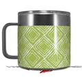 Skin Decal Wrap for Yeti Coffee Mug 14oz Wavey Sage Green - 14 oz CUP NOT INCLUDED by WraptorSkinz