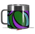 Skin Decal Wrap for Yeti Coffee Mug 14oz Crazy Dots 03 - 14 oz CUP NOT INCLUDED by WraptorSkinz