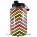 Skin Decal Wrap for Yeti 1 Gallon Jug Zig Zag Colors 01 - JUG NOT INCLUDED by WraptorSkinz