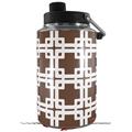 Skin Decal Wrap for Yeti 1 Gallon Jug Boxed Chocolate Brown - JUG NOT INCLUDED by WraptorSkinz