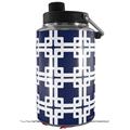 Skin Decal Wrap for Yeti 1 Gallon Jug Boxed Navy Blue - JUG NOT INCLUDED by WraptorSkinz