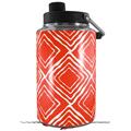 Skin Decal Wrap for Yeti 1 Gallon Jug Wavey Red - JUG NOT INCLUDED by WraptorSkinz