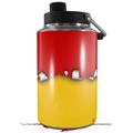 Skin Decal Wrap for Yeti 1 Gallon Jug Ripped Colors Red Yellow - JUG NOT INCLUDED by WraptorSkinz