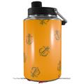 Skin Decal Wrap for Yeti 1 Gallon Jug Anchors Away Orange - JUG NOT INCLUDED by WraptorSkinz