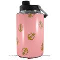 Skin Decal Wrap for Yeti 1 Gallon Jug Anchors Away Pink - JUG NOT INCLUDED by WraptorSkinz