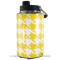 Skin Decal Wrap for Yeti 1 Gallon Jug Houndstooth Yellow - JUG NOT INCLUDED by WraptorSkinz